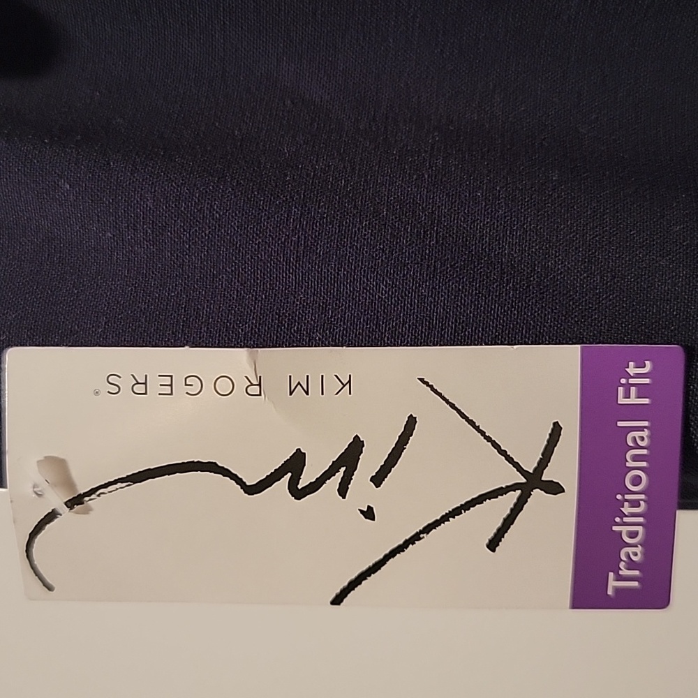 Kim Rogers navy blue pants NWT - Picture 2 of 4